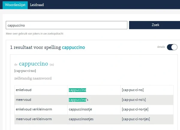Woordenlijst om taalloutjes te voorkomen